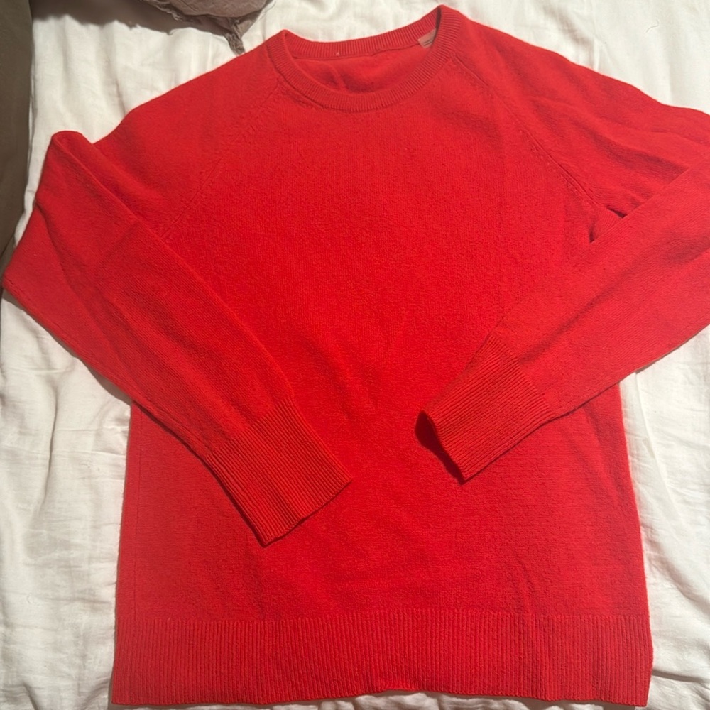 Equipment Cashmere Red Sweater! EUC! Size M 8-10